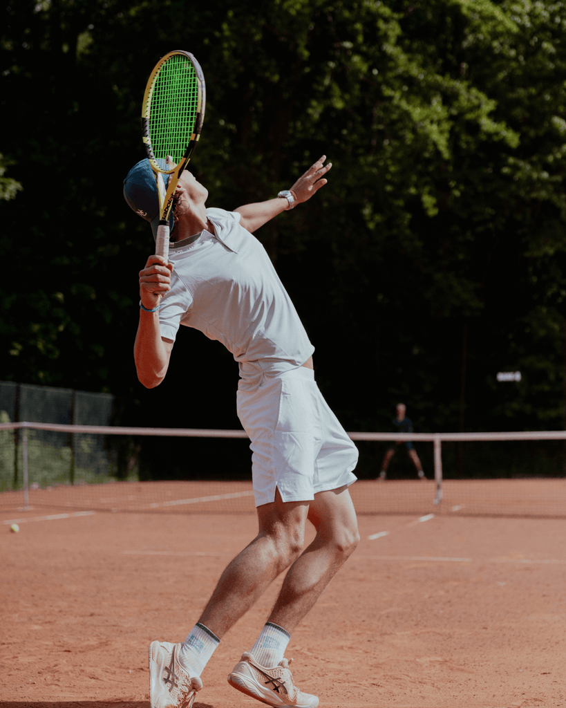 Racquet Shorts White | Nibbi Clothing